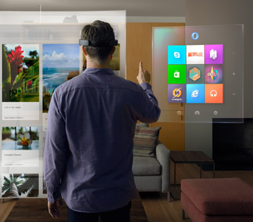เปิดตัว Microsoft HoloLens อุปกรณ์แสดงภาพแบบโฮโลแกรมบน Windows 10 (ฟีเจอร์ใหม่)